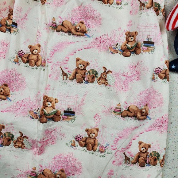 Homemade Bear Print Tie Strap Pillowcase Dress kids 6 - Picture 3 of 6